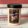 Limited Edition Plaid Festive Vibe Jar by 1803 Candles