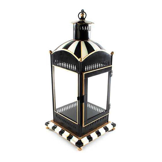 Courtly Check Candle Lantern - Large by MacKenzie-Childs