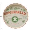 St. Nick's Gingerbread Stoneware Pie Dish by Creative Co-op