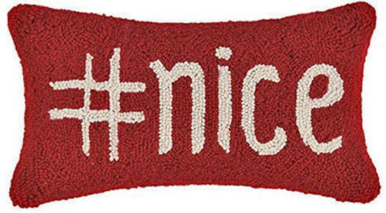 Hashtag Nice Pillow by Peking Handicraft