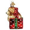Golden Puppy Surprise Ornament by Old World Christmas