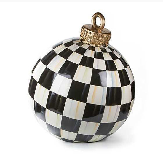 Jolly Outdoor Ornament - Courtly Check by MacKenzie-Childs