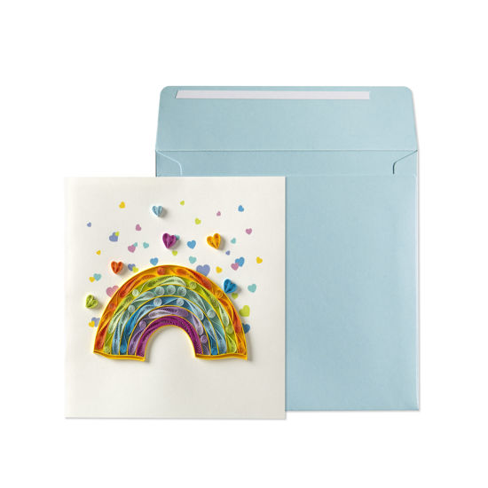 Rainbow Quilling Card by Niquea.D
