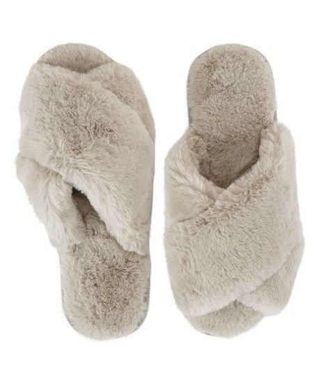 Faux Fur Slippers by Donna Salyers Fabulous Furs