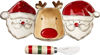 Santa Reindeer Triple Dip Set by Mudpie
