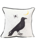Crow 16" Square Cotton Pillow by Creative Co-op