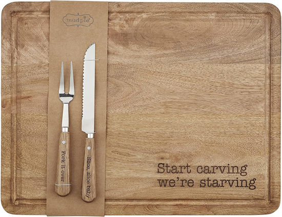 Carving Board Set by Mudpie