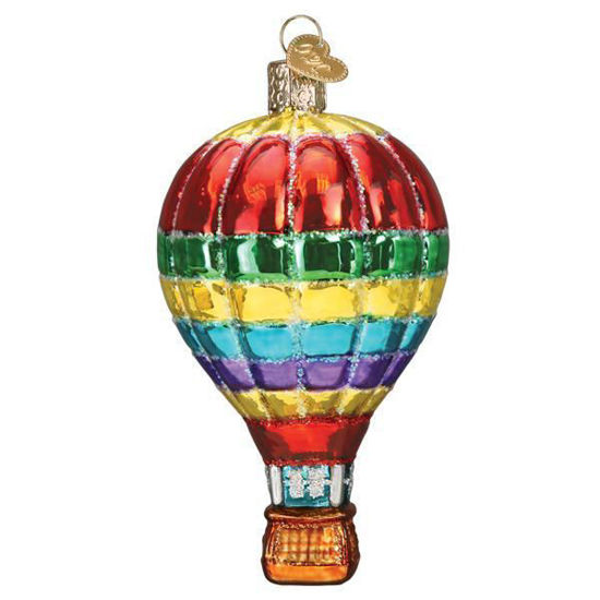 Vibrant Hot Air Balloon Ornament by Old World Christmas