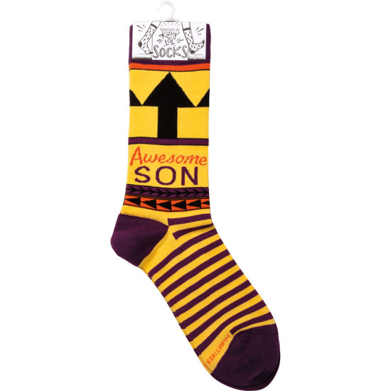 Awesome Son Socks by Primitives by Kathy