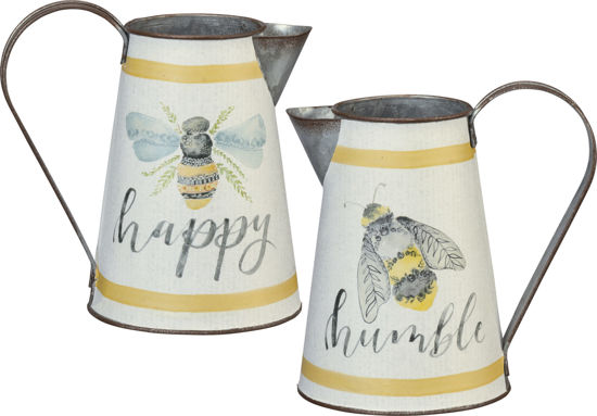 Happy Humble Pitcher by Primitives by Kathy