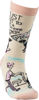 Stay At Home Dog Mom Socks by Primitives by Kathy