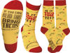 Is It Taco Time Yet? Socks by Primitives by Kathy