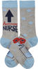 Awesome Nurse Socks by Primitives by Kathy