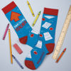 Awesome Teacher Socks by Primitives by Kathy