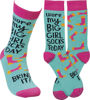 Wore My Big Girl Socks Today Bring It Socks by Primitives by Kathy