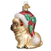 Holly Hat Pug Ornament by Old World Christmas
