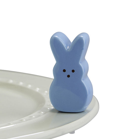 Blue Bunny Peep Mini by Nora Fleming