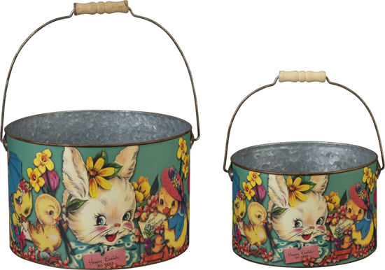 Have A Happy Easter Bucket Set by Primitives by Kathy