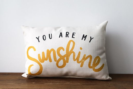 You Are My Sunshine Pillow by Little Birdie