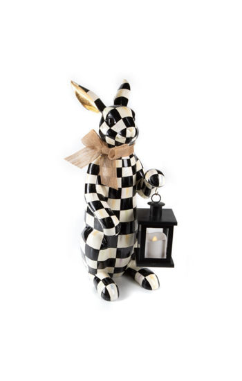 Courtly Check Lantern Bunny by MacKenzie-Childs