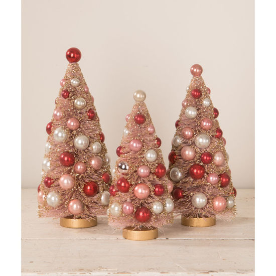 Valentine Golden Blush Bottle Trees by Bethany Lowe Designs