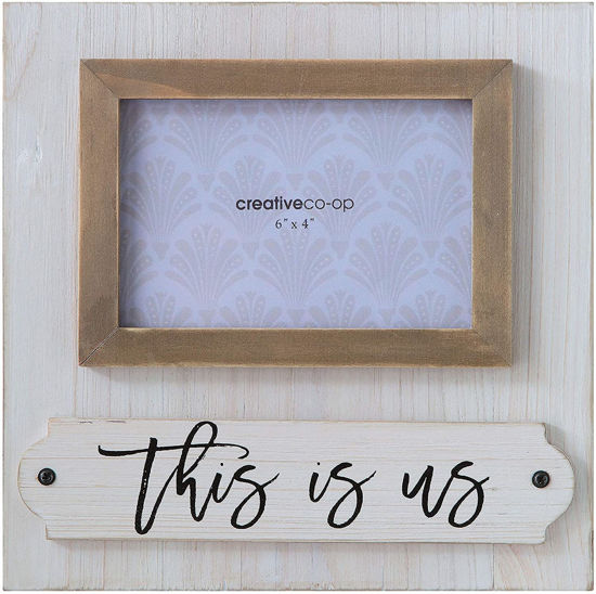 This Is Us Wood Photo Frame by Creative Co-op
