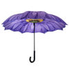 Wisteria Daisy Stick Umbrella Reverse Close by Galleria