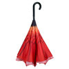 Red Daisy Stick Umbrella Reverse Close by Galleria