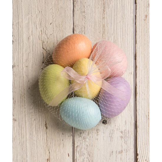 Pastel Rainbow Eggs Large by Bethany Lowe Designs