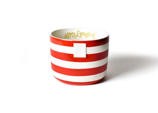 Red Stripe Big Bowl by Happy Everything!™
