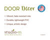 Good Life Door Decor by Studio M