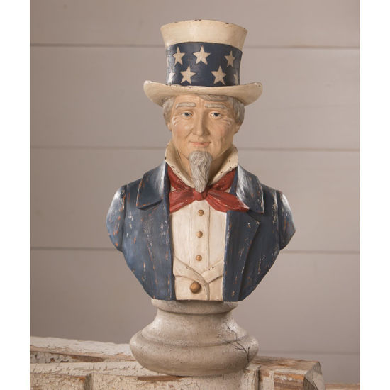 Uncle Sam Bust by Bethany Lowe