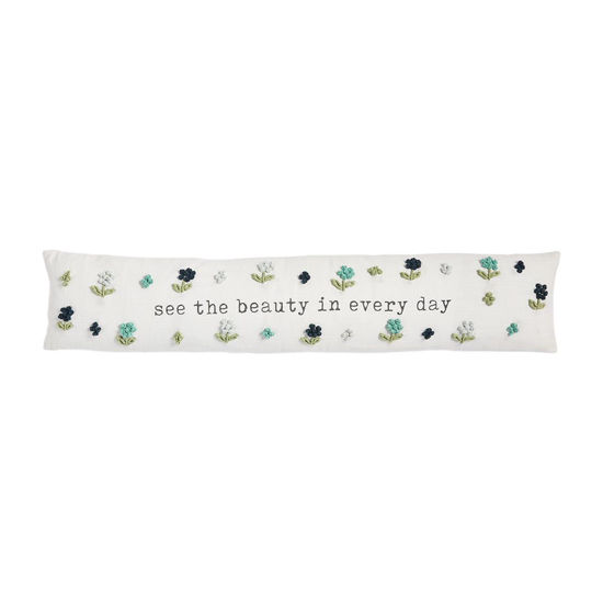 See the Beauty in Every Day Pillow by Mudpie