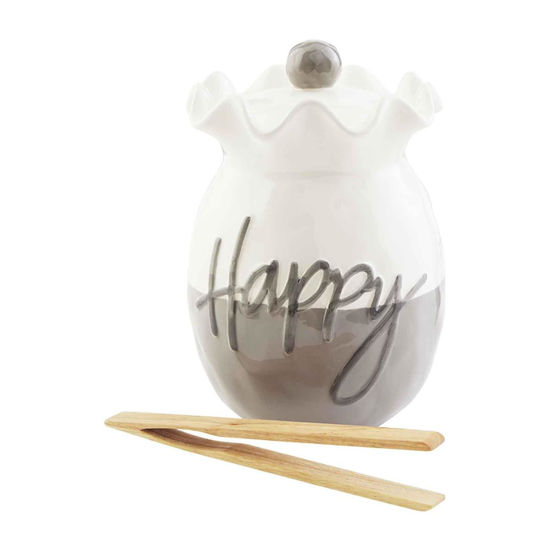 Happy Cookie Jar Set by Mudpie