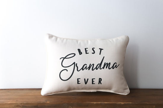 Best Grandma Ever Pillow by Little Birdie