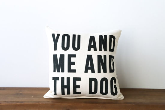 You & Me & The Dog Pillow by Little Birdie