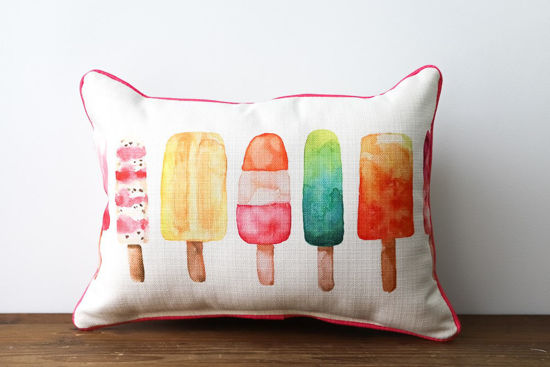 Popsicles Pillow by Little Birdie