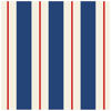 Navy & Red Awning Stripe Cocktail Napkins by Hester & Cook