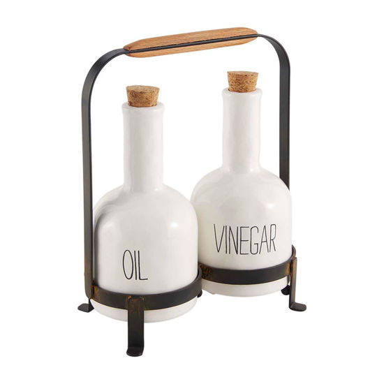 Oil & Vinegar Stand Set by Mudpie