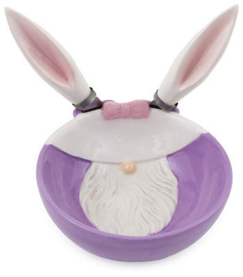 Easter Bunny Gnome Bowl & Spreader by Boston International
