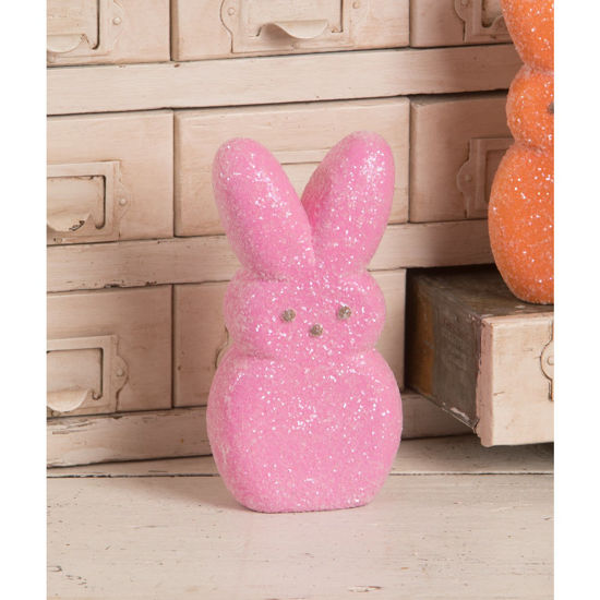 Peeps Pink Bunny 6" by Bethany Lowe Designs
