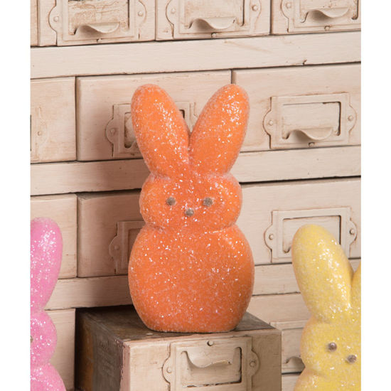 Peeps Orange Bunny 6" by Bethany Lowe Designs