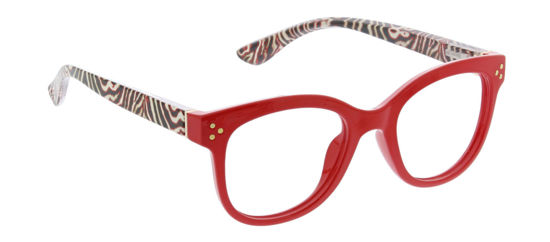 Jungle Fusion - Red/Zebra by Peepers