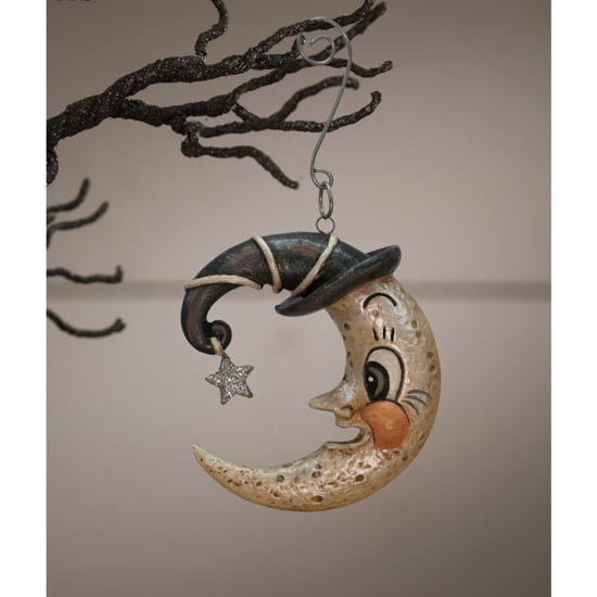 Crescent Wanda Luna Ornament by Bethany Lowe Designs