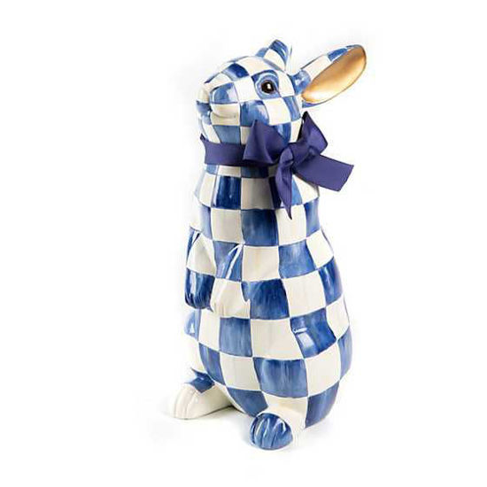 Royal Check Standing Bunny by MacKenzie-Childs