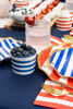 Patriotic Confetti Wavy Dinner Paper Plates by Sophistiplate