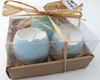 Cracked Eggs in a Nest Candle Set by TAG
