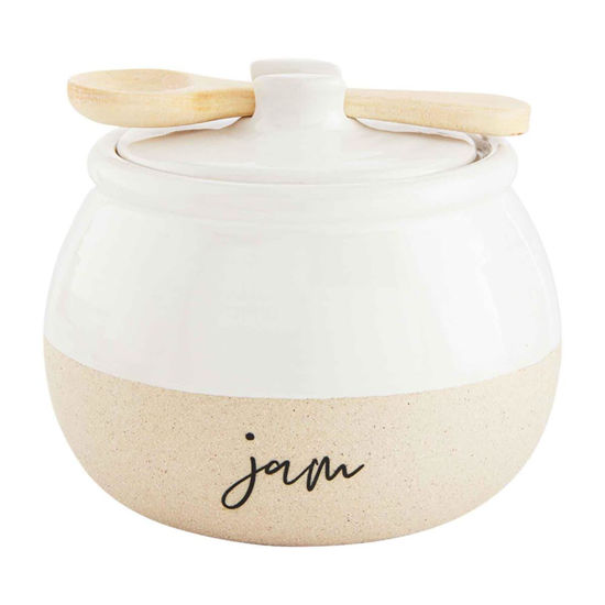 Stoneware Jam Jar Set by Mudpie