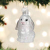 White Baby Bunny Ornament by Old World Christmas