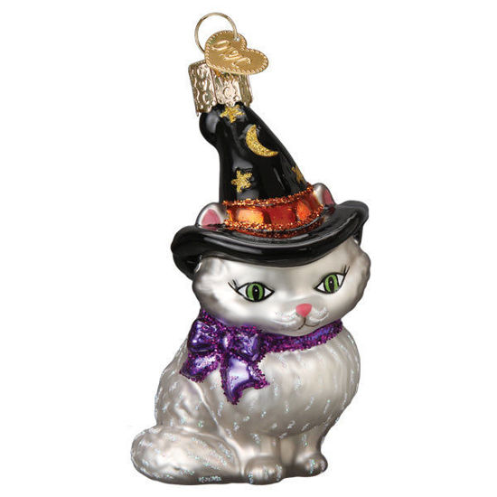 Witch Kitten Ornament by Old World Christmas